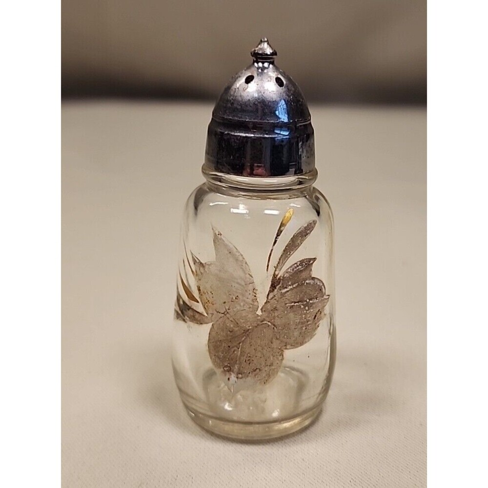 Vintage Hazel Atlas Hand Painted Ivy Salt Shaker 1950s O10